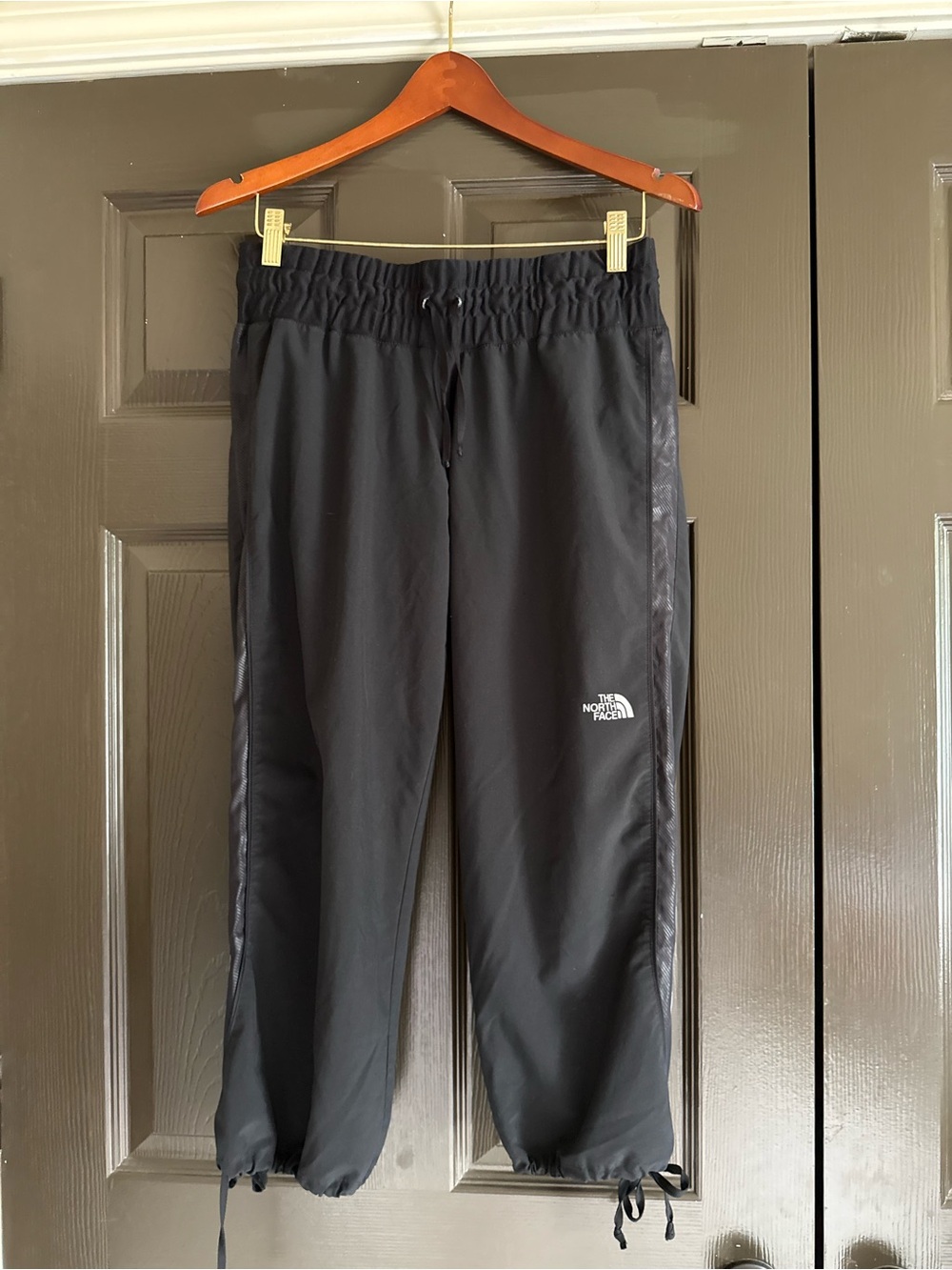 The North Face Black Women's Track Joggers with Drawcord Hems